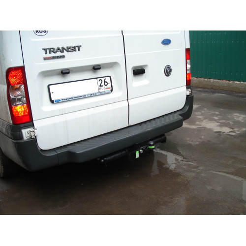 F116-F Лидер-плюс ТСУ для Ford Transit фургон, с задней подножкой 2000-2014 без снятия и выреза бампера. Тип шара: F. Нагрузки: 2000/100 кг, масса фаркопа 22,92 кг (без электрики в комплекте)