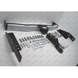 FA 0602-E(N) Бизон Фаркоп с хромированной накладкой на Toyota Land Cruiser Prado 150 2010-2023, Toyota Land Cruiser Prado 120 2002-2010 без подрезки бампера. Тип шара: E (легкосъемны