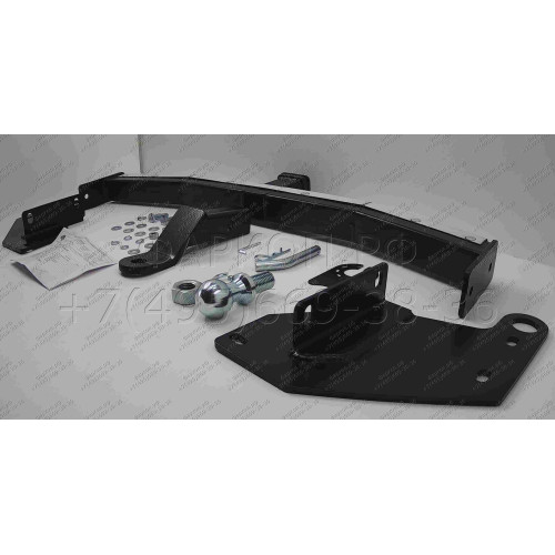 FA 0978-E(N) Бизон Фаркоп с хромированной накладкой на Mitsubishi Pajero IV 2007-2020, Mitsubishi Pajero III 2000-2007 без подрезки бампера. Тип шара: E (легкосъемный шар под квадрат). Нагрузки: 3500/120 кг. Не комплектуется электрикой