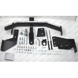 FA 0995-E(N) Бизон Фаркоп с хромированной накладкой на Mitsubishi Outlander 2012-2022 без подрезки бампера. Тип шара: E (легкосъемный шар под квадрат). Нагрузки:
