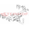 H-072 STEINHOF Фаркоп на Honda HR-V 2015-2021. Требуется подрезка бампера. Тип шара: AV (вертикальное быстросъемное крепление шара на ключе). Нагрузки: 1450/80 кг, масса фаркопа 19,8 кг (без электрики в комплекте)