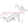 H-082 STEINHOF Фаркоп на Honda CR-V 2012-2017 без подрезки бампера. Тип шара: AV (вертикальное быстросъемное крепление шара на ключе). Нагрузки: 2000/110 кг, масса фаркопа 15,25 кг (без электрики в комплекте)