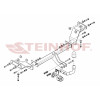 H-245 STEINHOF Фаркоп на Hyundai i30 CW универсал 03/2008-2012. Требуется подрезка бампера. Тип шара: A. Нагрузки: 1500/80 кг, масса фаркопа 19,3 кг (без электрики в комплекте)