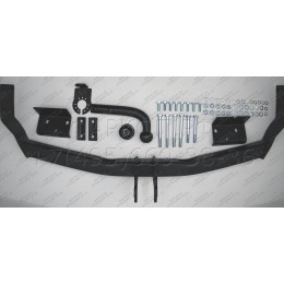 H-272 STEINHOF Фаркоп на Hyundai Santa Fe II CM 2006-2012. Требуется подрезка бампера. Тип шара: A. Нагрузки: 2300/95 кг, масса фаркопа 21 кг (без электрики в комплекте)