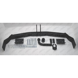 H-272 STEINHOF Фаркоп на Hyundai Santa Fe II CM 2006-2012. Требуется подрезка бампера. Тип шара: A. Нагрузки: 2300/95 кг, масса фаркопа 21 кг (без электрики в комплекте)