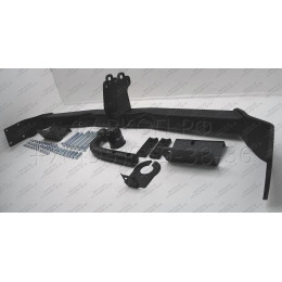 H-272 STEINHOF Фаркоп на Hyundai Santa Fe II CM 2006-2012. Требуется подрезка бампера. Тип шара: A. Нагрузки: 2300/95 кг, масса фаркопа 21 кг (без электрики в комплекте)