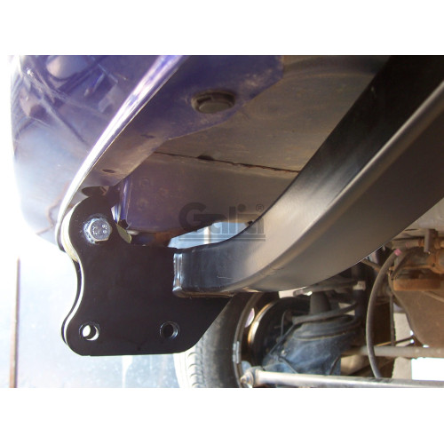 H017C GALIA Полностью оцинкованный фаркоп на Honda HR-V 1999-2001. Особенности: задние фары прямоугольной формы. Тип шара: C (горизонтальный съемный). Невидимый вырез бампера. Нагрузки: 1300/60 кг, масса фаркопа 16,1 кг