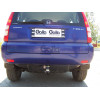 H017C GALIA Полностью оцинкованный фаркоп на Honda HR-V 1999-2001. Особенности: задние фары прямоугольной формы. Тип шара: C (горизонтальный съемный). Невидимый вырез бампера. Нагрузки: 1300/60 кг, масса фаркопа 16,1 кг
