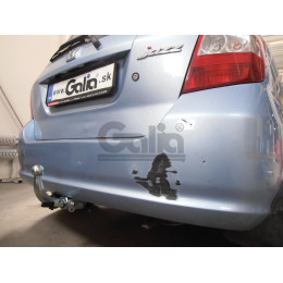 H052C GALIA Полностью оцинкованный фаркоп на Honda Jazz 2002-2008, Honda Fit 2001-2008. Тип шара: C (горизонтальный съемный). Невидимый вырез бампера. Нагрузки: 1200/70 