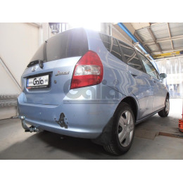 H052C GALIA Полностью оцинкованный фаркоп на Honda Jazz 2002-2008, Honda Fit 2001-2008. Тип шара: C (горизонтальный съемный). Невидимый вырез бампера. Нагрузки: 1200/70 