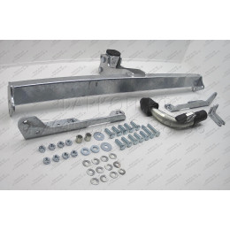 H052C GALIA Полностью оцинкованный фаркоп на Honda Jazz 2002-2008, Honda Fit 2001-2008. Тип шара: C (горизонтальный съемный). Невидимый вырез бампера. Нагрузки: 1200/70 