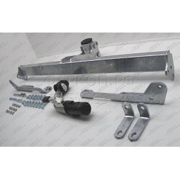 H052C GALIA Полностью оцинкованный фаркоп на Honda Jazz 2002-2008, Honda Fit 2001-2008. Тип шара: C (горизонтальный съемный). Невидимый вырез бампера. Нагрузки: 1200/70 