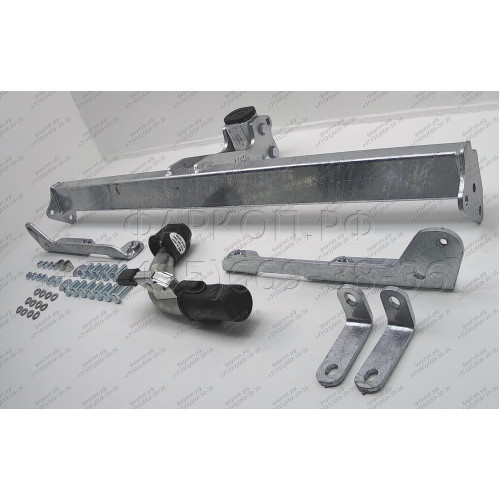 H052C GALIA Полностью оцинкованный фаркоп на Honda Jazz 2002-2008, Honda Fit 2001-2008. Тип шара: C (горизонтальный съемный). Невидимый вырез бампера. Нагрузки: 1200/70 кг, масса фаркопа 13,77 кг