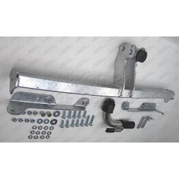 H052C GALIA Полностью оцинкованный фаркоп на Honda Jazz 2002-2008, Honda Fit 2001-2008. Тип шара: C (горизонтальный съемный). Невидимый вырез бампера. Нагрузки: 1200/70 