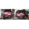 H060C GALIA Полностью оцинкованный фаркоп на Hyundai Santa Fe 2001-2006, в т.ч. Santa Fe Classic 2007-2013. Тип шара: C (горизонтальный съемный). Установка без снятия и выреза бампера. Нагрузки: 2300/92 кг, масса фаркопа 19,77 кг