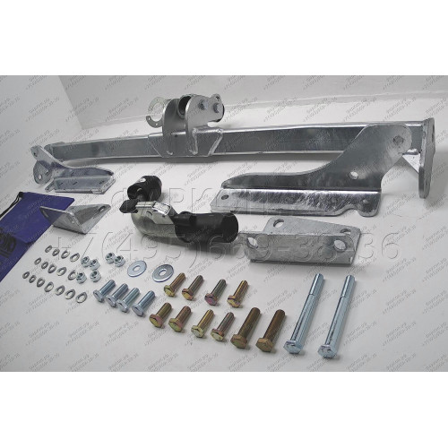 H060C GALIA Полностью оцинкованный фаркоп на Hyundai Santa Fe 2001-2006, в т.ч. Santa Fe Classic 2007-2013. Тип шара: C (горизонтальный съемный). Установка без снятия и выреза бампера. Нагрузки: 2300/92 кг, масса фаркопа 19,77 кг