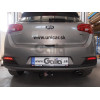 H086C GALIA Полностью оцинкованный фаркоп на Hyundai i30 хетчбек 2012-2018, Kia Ceed хетчбек 2012-2018, Kia Proceed 2013-2018. Тип шара: C (горизонтальный съемный). Невидимый вырез бампера. Нагрузки: 1500/75 кг, масса фаркопа 17,47 кг