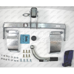 H086C GALIA Полностью оцинкованный фаркоп на Hyundai i30 хетчбек 2012-2018, Kia Ceed хетчбек 2012-2018, Kia Proceed 2013-2018. Тип шара: C (горизонтальный съемный). Невидимый 