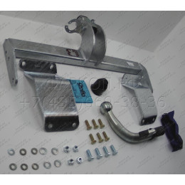 H086C GALIA Полностью оцинкованный фаркоп на Hyundai i30 хетчбек 2012-2018, Kia Ceed хетчбек 2012-2018, Kia Proceed 2013-2018. Тип шара: C (горизонтальный съемный). Невидимый 