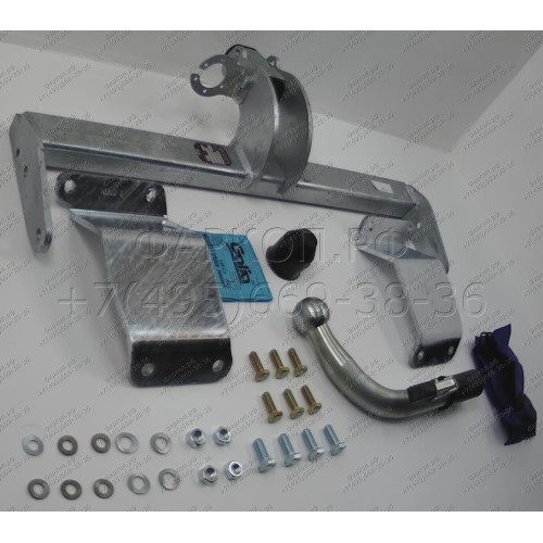 H086C GALIA Полностью оцинкованный фаркоп на Hyundai i30 хетчбек 2012-2018, Kia Ceed хетчбек 2012-2018, Kia Proceed 2013-2018. Тип шара: C (горизонтальный съемный). Невидимый вырез бампера. Нагрузки: 1500/75 кг, масса фаркопа 17,47 кг