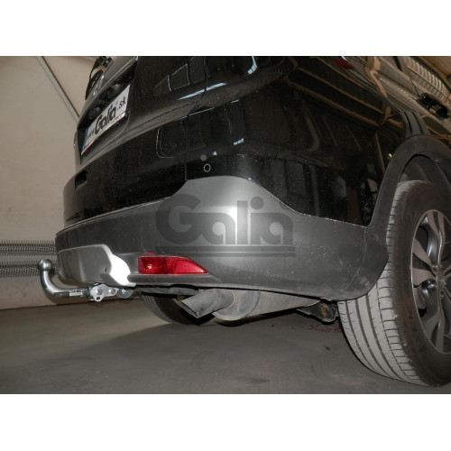 H089A GALIA Полностью оцинкованный фаркоп на Honda CR-V IV 2012-2017. Подрозетник убирается за бампер. Тип шара: A. Невидимый вырез бампера. Нагрузки: 2000/100 кг, масса фаркопа 17,92 кг