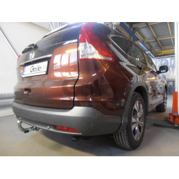 H089A GALIA Полностью оцинкованный фаркоп на Honda CR-V IV 2012-2017. Подрозетник убирается за бампер. Тип шара: A. Невидимый вырез бампера. Нагрузки: 2000/100 к