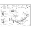 H089A GALIA Полностью оцинкованный фаркоп на Honda CR-V IV 2012-2017. Подрозетник убирается за бампер. Тип шара: A. Невидимый вырез бампера. Нагрузки: 2000/100 кг, масса фаркопа 17,92 кг