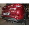 H095C GALIA Полностью оцинкованный фаркоп на Hyundai Tucson дорестайл 2015-2018 (установка без снятия и выреза бампера), Kia Sportage 4 дорестайл 2015-2018 (требуется невидимая подрезка бампера). Тип шара: C (горизонтальный съемный). Нагрузки: 2200/100 кг