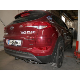 H095C GALIA Полностью оцинкованный фаркоп на Hyundai Tucson дорестайл 2015-2018 (установка без снятия и выреза бампера), Kia Sportage 4 дорестайл 2015-2018 (требуется 