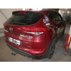 H095C GALIA Полностью оцинкованный фаркоп на Hyundai Tucson дорестайл 2015-2018 (установка без снятия и выреза бампера), Kia Sportage 4 дорестайл 2015-2018 (требуется невидимая подрезка бампера). Тип шара: C (горизонтальный съемный). Нагрузки: 2200/100 кг