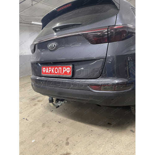 H095C GALIA Полностью оцинкованный фаркоп на Hyundai Tucson дорестайл 2015-2018 (установка без снятия и выреза бампера), Kia Sportage 4 дорестайл 2015-2018 (требуется невидимая подрезка бампера). Тип шара: C (горизонтальный съемный). Нагрузки: 2200/100 кг
