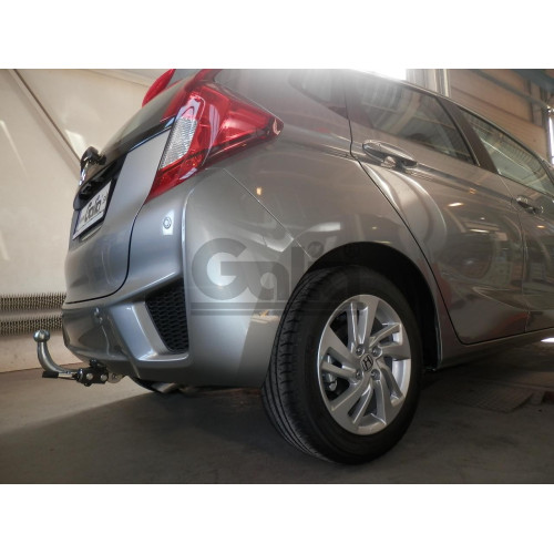 H096C GALIA Полностью оцинкованный фаркоп на Honda Jazz 2014-2020, Honda Fit 2013-2020. Тип шара: C (горизонтальный съемный). Невидимый вырез бампера. Нагрузки: 1200/80 кг, масса фаркопа 14,67 кг