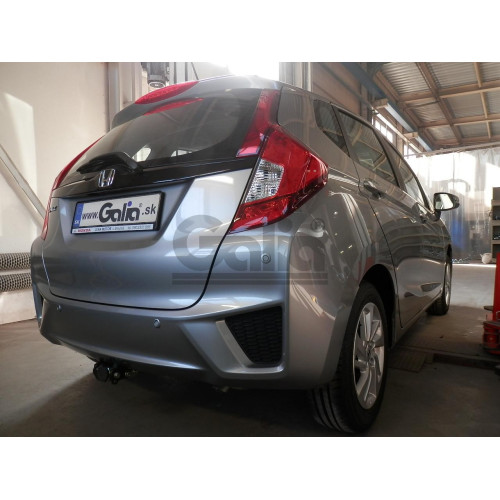 H096C GALIA Полностью оцинкованный фаркоп на Honda Jazz 2014-2020, Honda Fit 2013-2020. Тип шара: C (горизонтальный съемный). Невидимый вырез бампера. Нагрузки: 1200/80 кг, масса фаркопа 14,67 кг