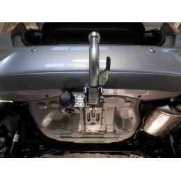 H096C GALIA Полностью оцинкованный фаркоп на Honda Jazz 2014-2020, Honda Fit 2013-2020. Тип шара: C (горизонтальный съемный). Невидимый вырез бампера. Нагрузки: 1200/80 