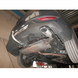 H116C GALIA Полностью оцинкованный фаркоп на Hyundai i30 Fastback 2017-. Тип шара: C (горизонтальный съемный). Установка без снятия и выреза бампера. Нагрузки