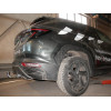 H120A GALIA Полностью оцинкованный фаркоп на Hyundai Tucson 2021-2024, 2024-, Kia Sportage 2022-2025, 2025-. Подрозетник убирается за бампер. Тип шара: A. Установка без выреза бампера. Нагрузки: 2000/120 кг, масса фаркопа 16,5 кг