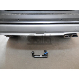 H120A GALIA Полностью оцинкованный фаркоп на Hyundai Tucson 2021-2024, 2024-, Kia Sportage 2022-2025, 2025-. Подрозетник убирается за бампер. Тип шара: A. Установка без вырез