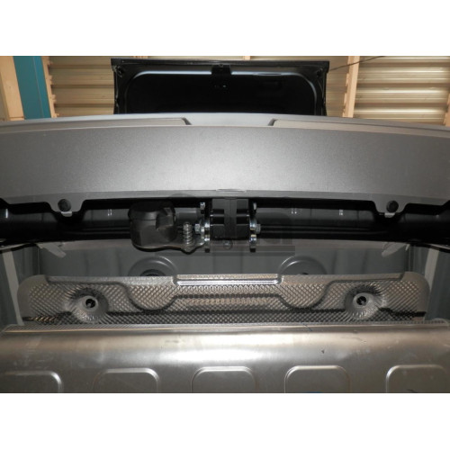 H120A GALIA Полностью оцинкованный фаркоп на Hyundai Tucson 2021-2024, 2024-, Kia Sportage 2022-2025, 2025-. Подрозетник убирается за бампер. Тип шара: A. Установка без выреза бампера. Нагрузки: 2000/120 кг, масса фаркопа 16,5 кг
