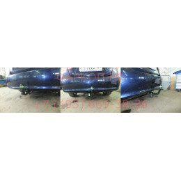 H209-A Лидер-плюс ТСУ для Hyundai Elantra седан 2006-2012 без снятия и выреза бампера. Нагрузки: 1100/75 кг, масса фаркопа 15,62 кг (без электрики в комплекте)