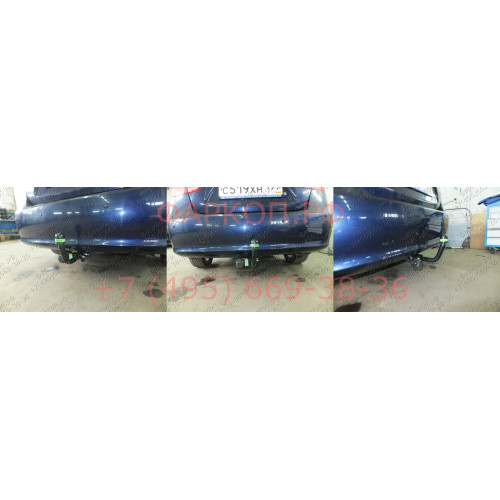 H209-A Лидер-плюс ТСУ для Hyundai Elantra седан 2006-2012 без снятия и выреза бампера. Нагрузки: 1100/75 кг, масса фаркопа 15,62 кг (без электрики в комплекте)