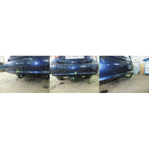 H209-A Лидер-плюс ТСУ для Hyundai Elantra седан 2006-2012 без снятия и выреза бампера. Нагрузки: 1100/75 кг, масса фаркопа 15,62 кг (без электрики в комплекте)