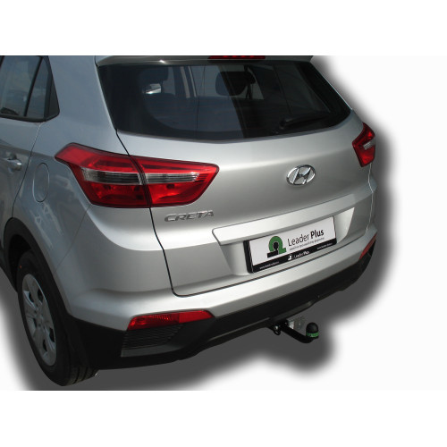 H227-A Лидер-плюс ТСУ для Hyundai Creta 2016-2021, 2021-2022, Solaris HC 2024- без снятия и выреза бампера. Нагрузки: 1300/75 кг, масса фаркопа 14,14 кг (без электрики в комплекте)