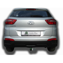 H227-A Лидер-плюс ТСУ для Hyundai Creta 2016-2021, 2021-2022, Solaris HC 2024- без снятия и выреза бампера. Нагрузки: 1300/75 кг, масса фаркопа 14,14 кг (без электрики в компл