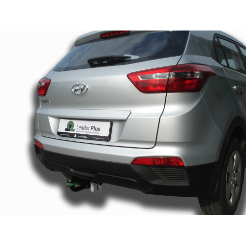 H227-A Лидер-плюс ТСУ для Hyundai Creta 2016-2021, 2021-2022, Solaris HC 2024- без снятия и выреза бампера. Нагрузки: 1300/75 кг, масса фаркопа 14,14 кг (без электрики в комплекте)