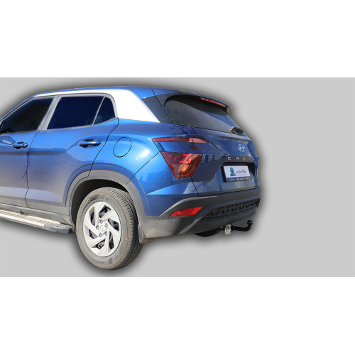 H227-A Лидер-плюс ТСУ для Hyundai Creta 2016-2021, 2021-2022, Solaris HC 2024- без снятия и выреза бампера. Нагрузки: 1300/75 кг, масса фаркопа 14,14 кг (без электрики в комплекте)