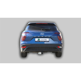 H227-A Лидер-плюс ТСУ для Hyundai Creta 2016-2021, 2021-2022, Solaris HC 2024- без снятия и выреза бампера. Нагрузки: 1300/75 кг, масса фаркопа 14,14 кг (без электрики в компл