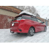 H.H07.A HALTY Фаркоп на Honda Fit Shuttle 2015-2022, Honda Shuttle 2015-2022 (для Hybrid только на дорестайлинг 2015-2019). Требуется подрезка бампера. Тип шара: A. Нагрузки: 750/75 кг