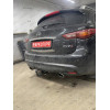 IF 01 AVTOS Фаркоп на Infiniti FX 2010-2014, Infiniti QX70 2014-2017 без снятия и подрезки бампера. Тип шара: A. Нагрузки: 1500/75 кг, масса фаркопа 21 кг (без электрики в комплекте)