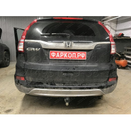 H089A GALIA Полностью оцинкованный фаркоп на Honda CR-V IV 2012-2017. Подрозетник убирается за бампер. Тип шара: A. Невидимый вырез бампера. Нагрузки: 2000/100 к