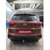 H227-A Лидер-плюс ТСУ для Hyundai Creta 2016-2021, 2021-2022, Solaris HC 2024- без снятия и выреза бампера. Нагрузки: 1300/75 кг, масса фаркопа 14,14 кг (без электрики в комплекте)